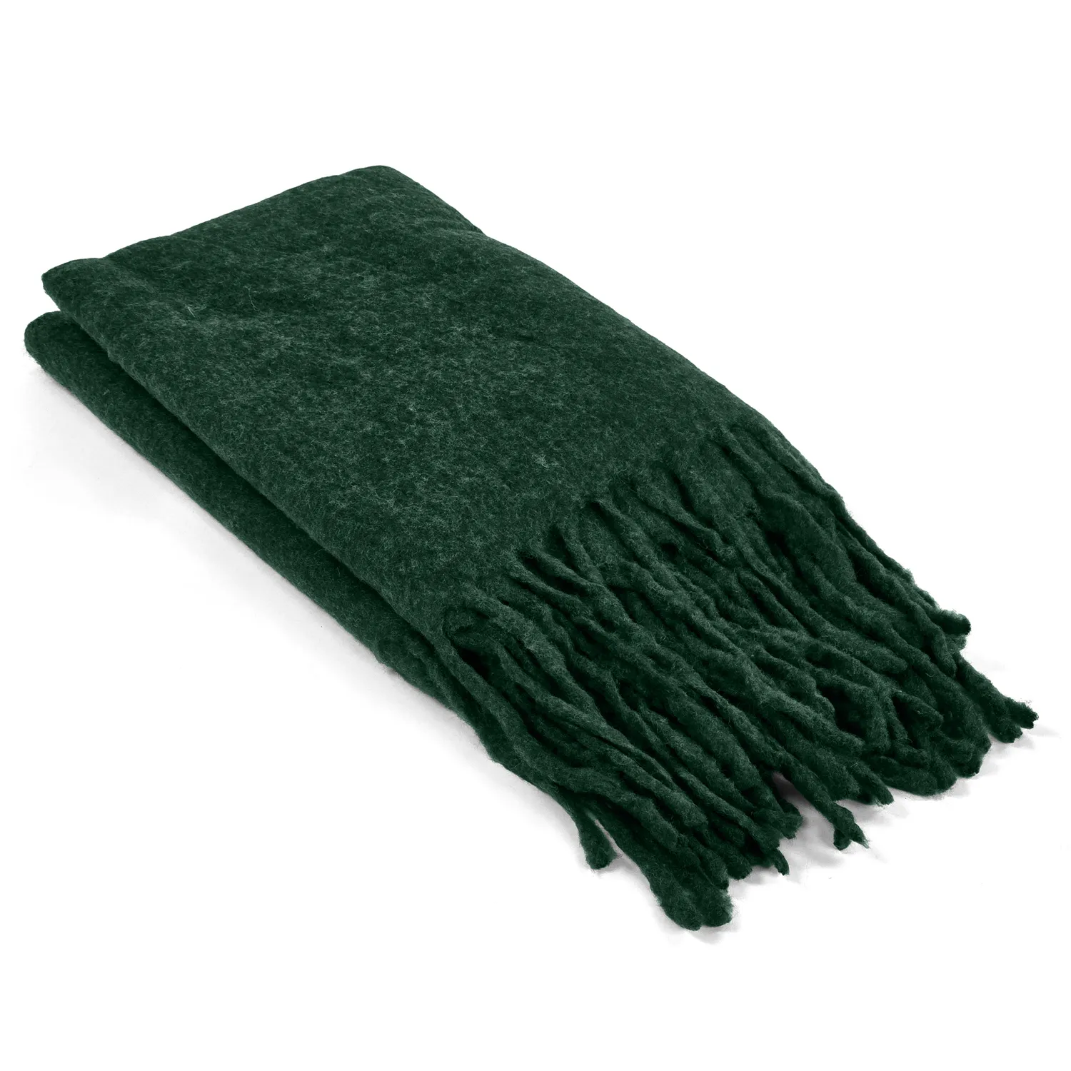 Manta em mistura de lã - Samantha (verde)