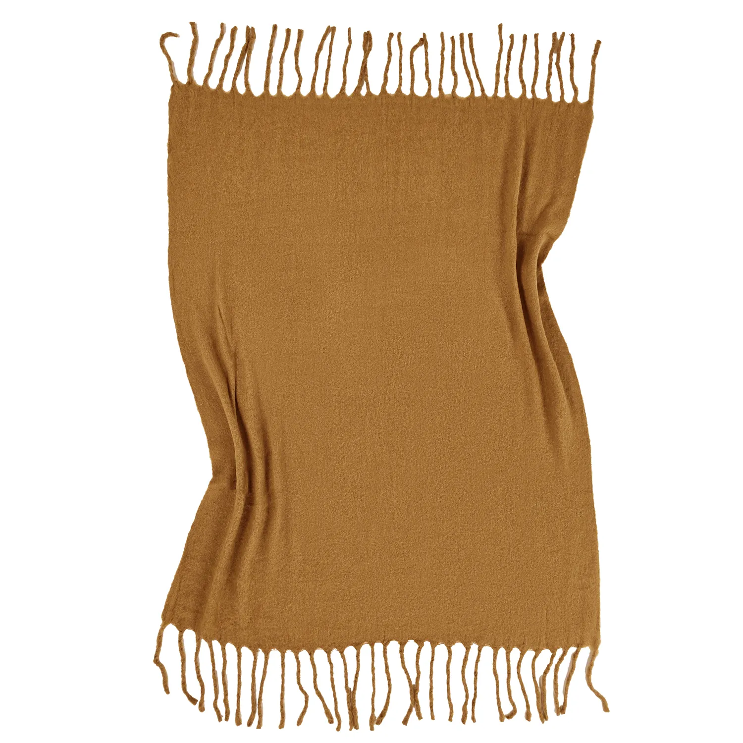 Manta em mistura de lã - Samantha (amarelo)