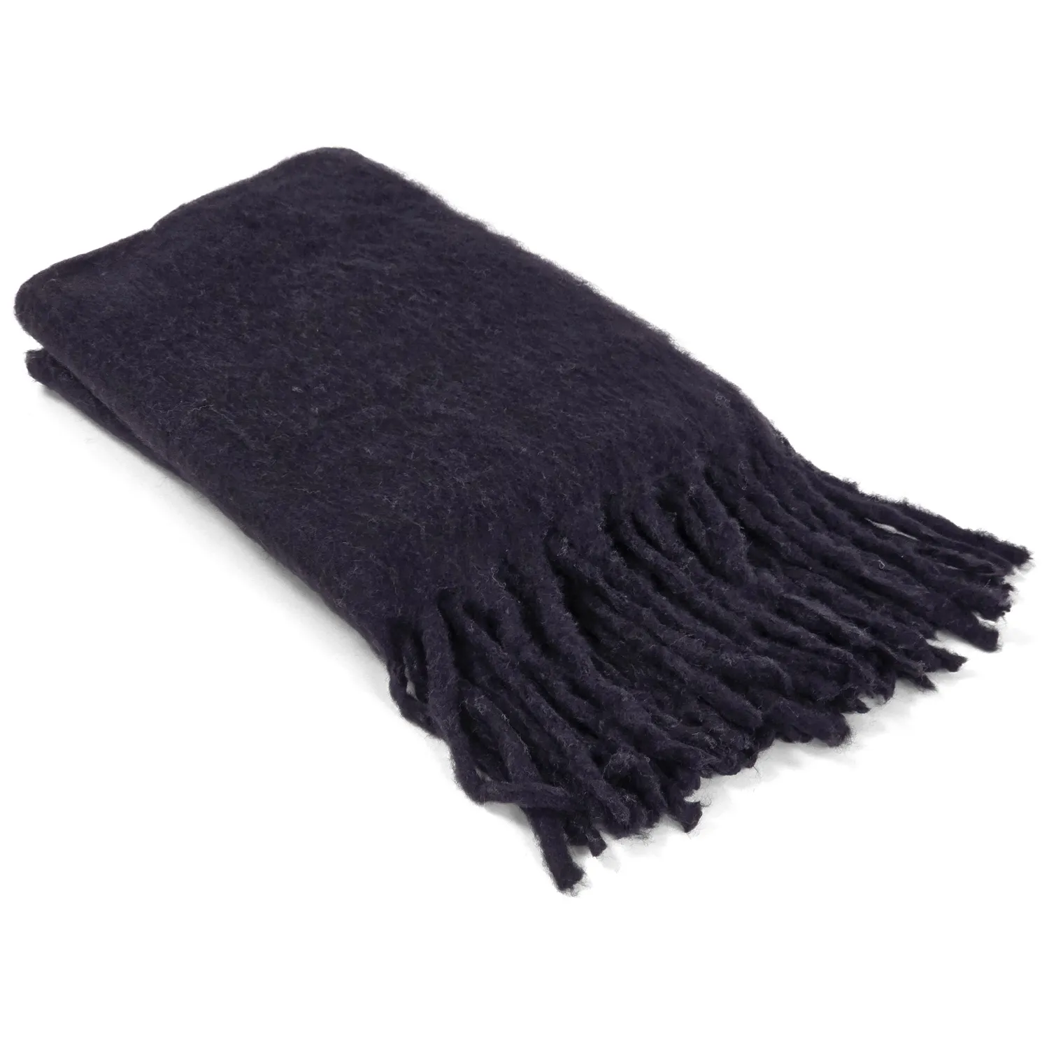 Manta em mistura de lã - Samantha (preto)