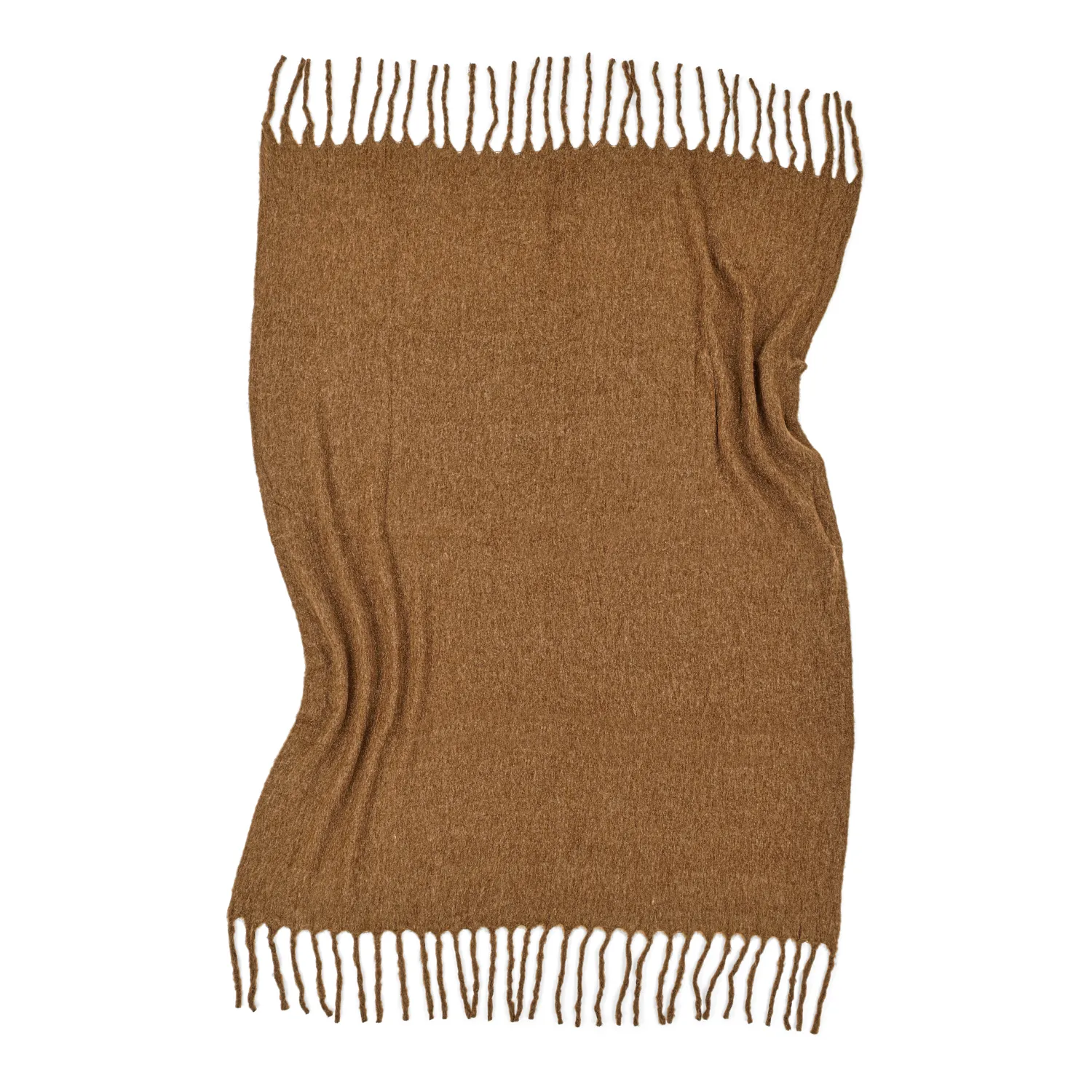 Mantas - Manta em mistura de lã - Samantha (marrom)