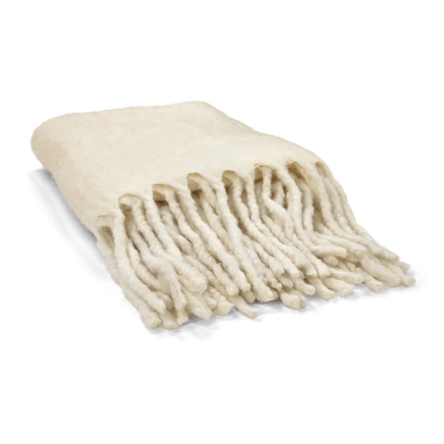 Manta em mistura de lã - Samantha (offwhite)