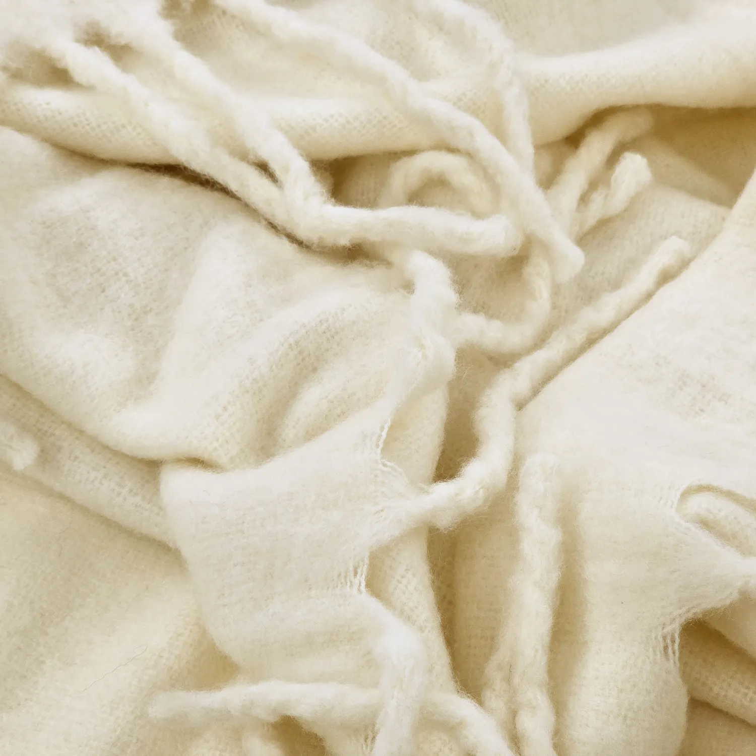 Manta em mistura de lã - Samantha (offwhite)