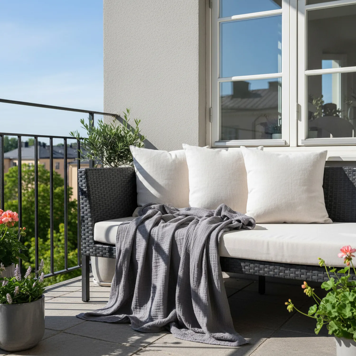 Cobertores - Vanja Throw (preto)