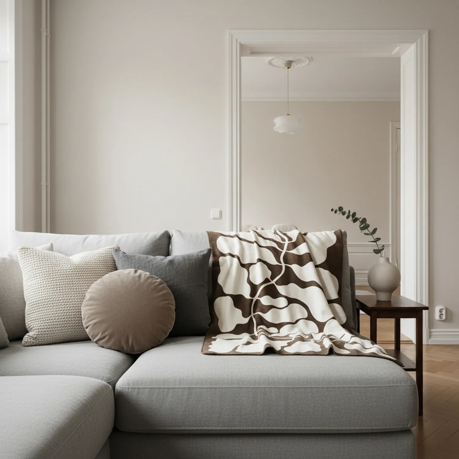Cobertores - Katalia Jacquard Blanket (marrom)