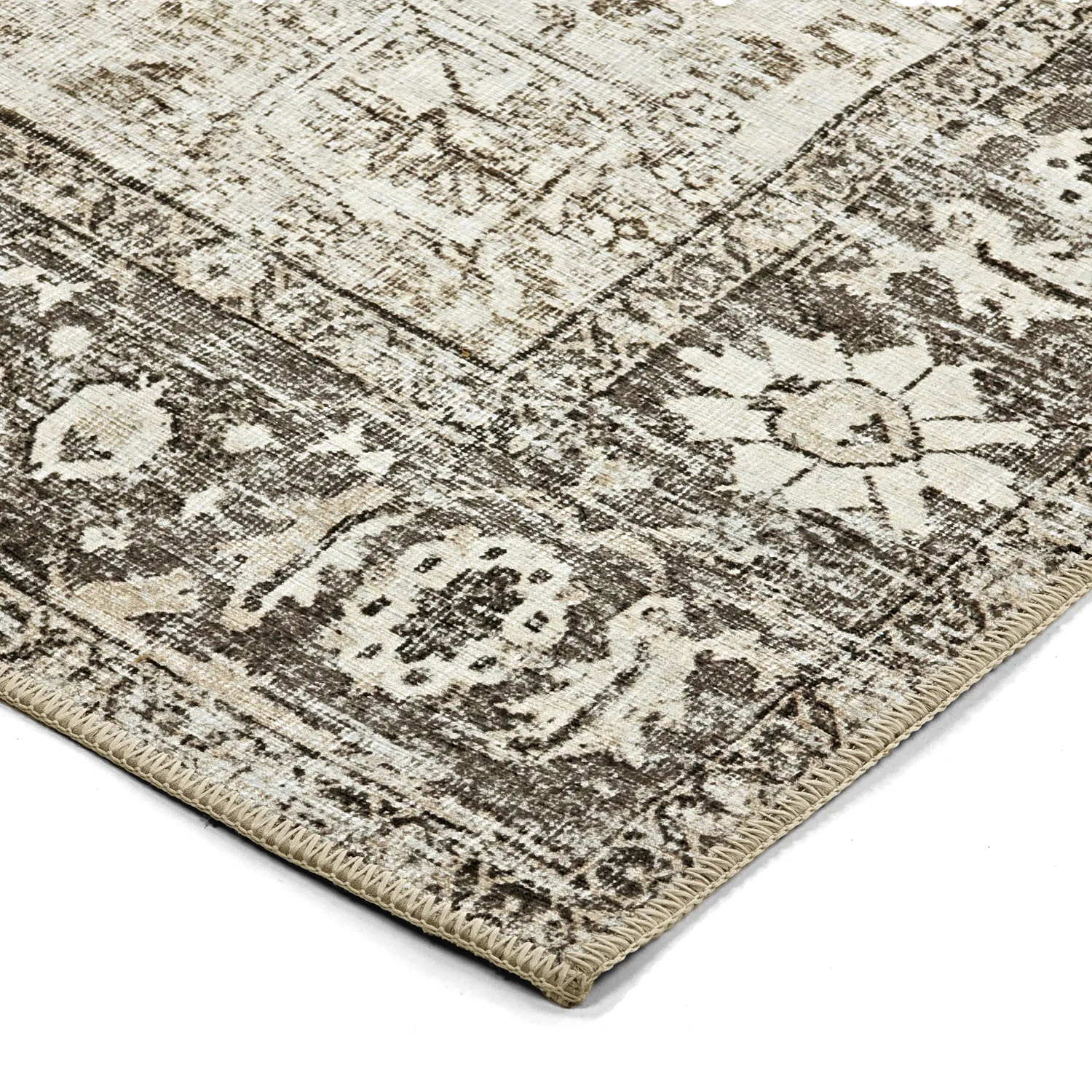 Tapete de tecelagem plana - Alvand (preto)