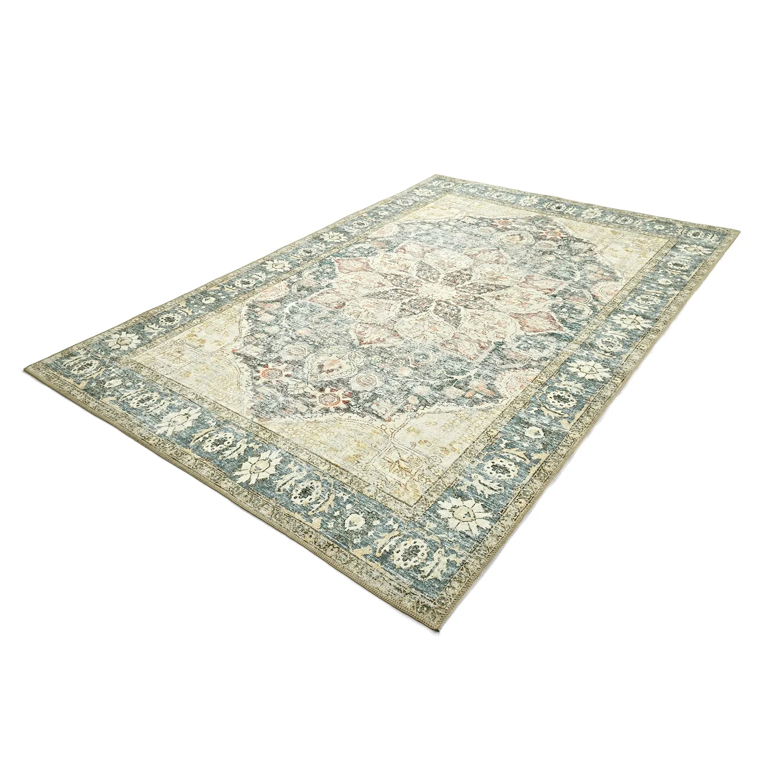 Tapete de tecelagem plana - Alvand (azul)