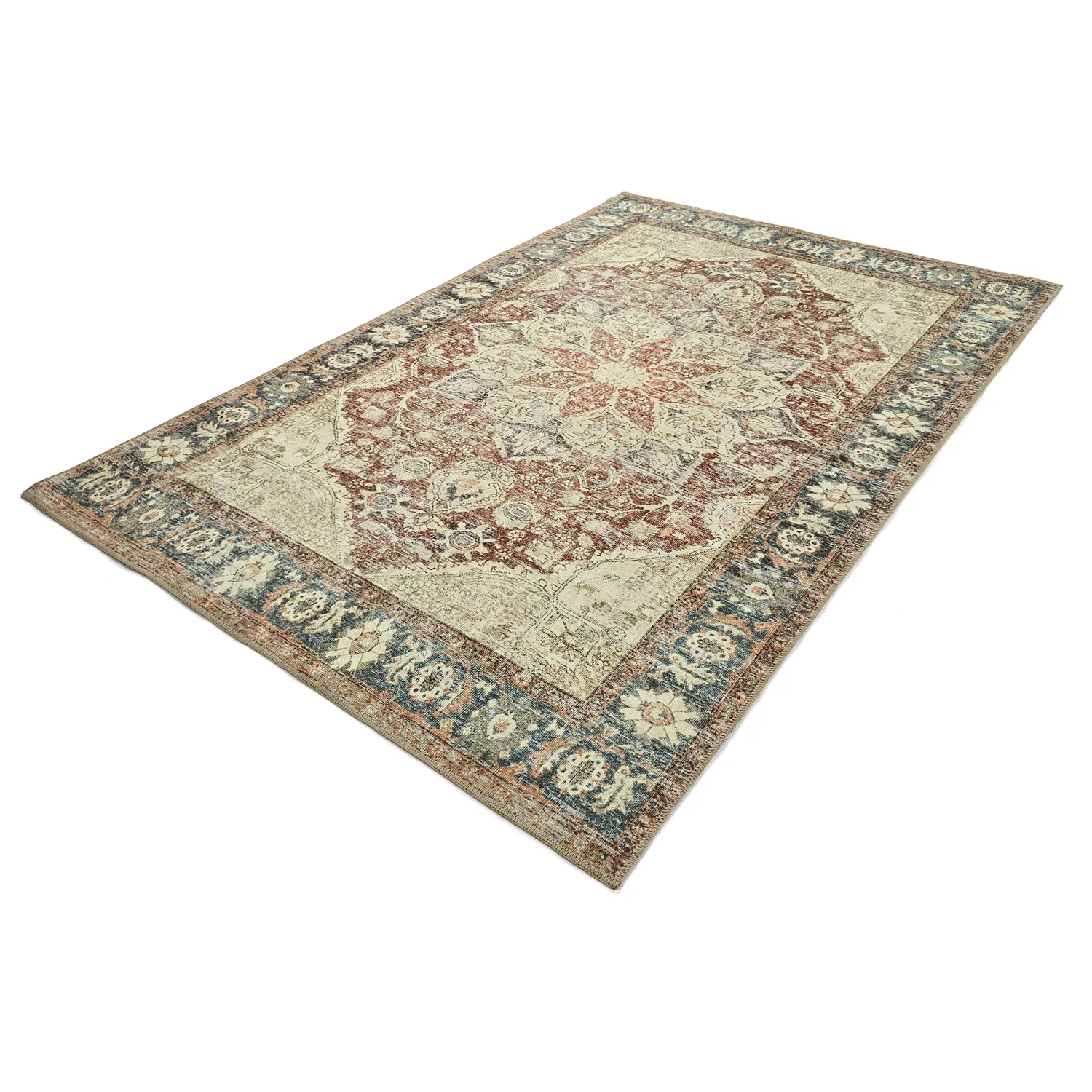 Tapete de tecelagem plana - Alvand (vermelho)