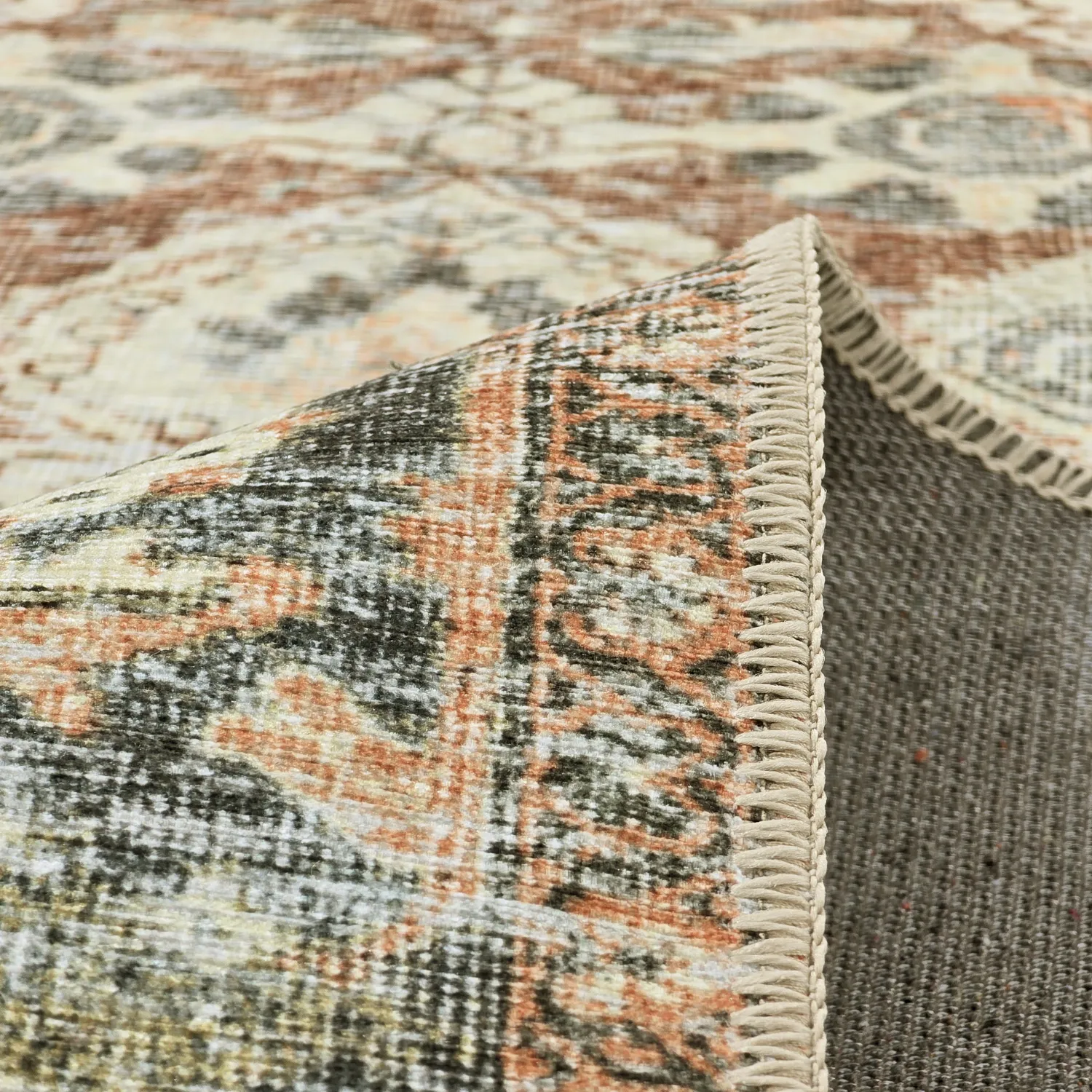 Tapete de tecelagem plana - Alvand (vermelho)