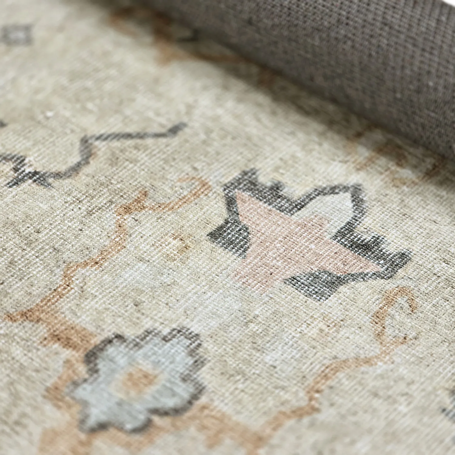 Tapete de tecelagem plana - Amena (bege)