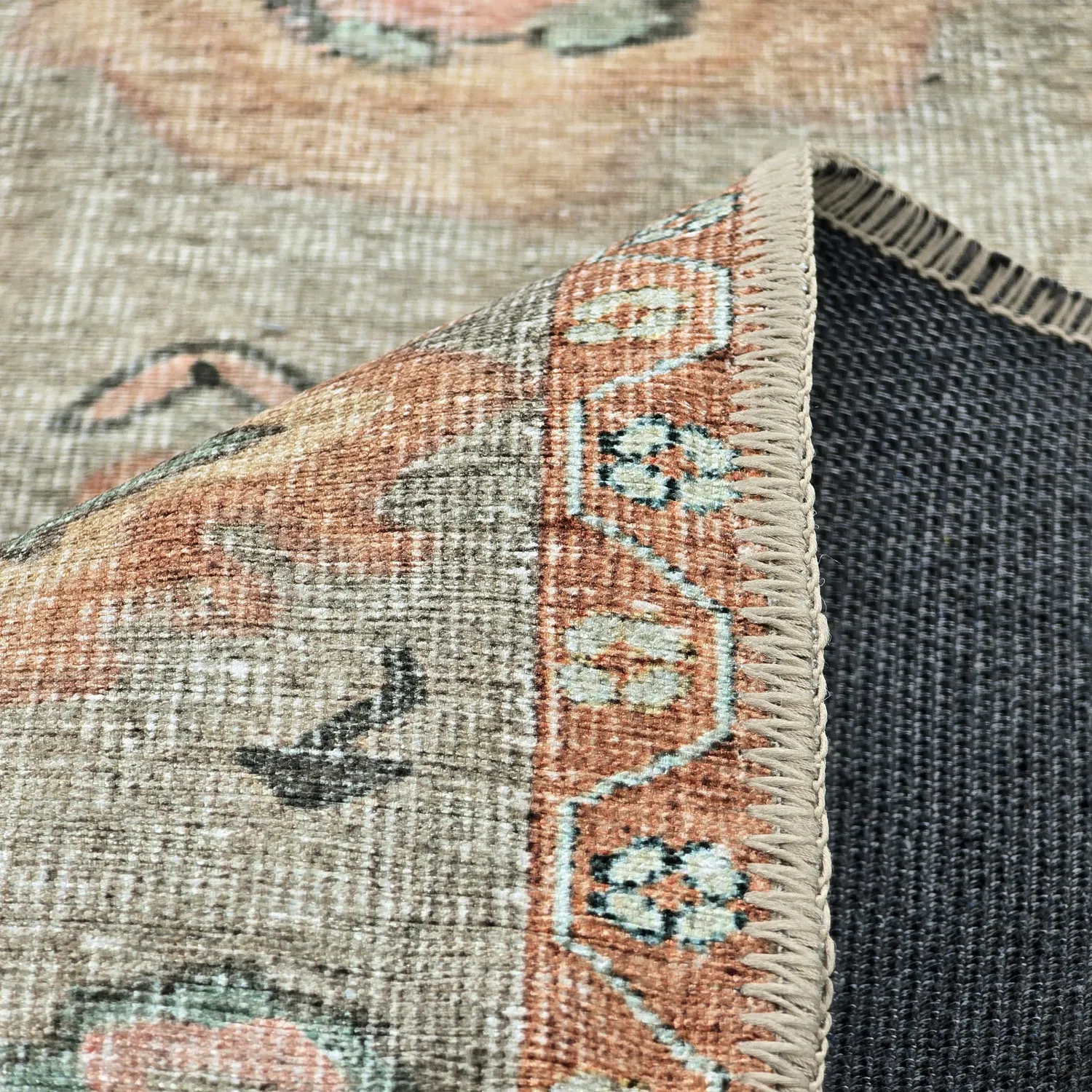 Tapete de tecelagem plana - Amena (azul)