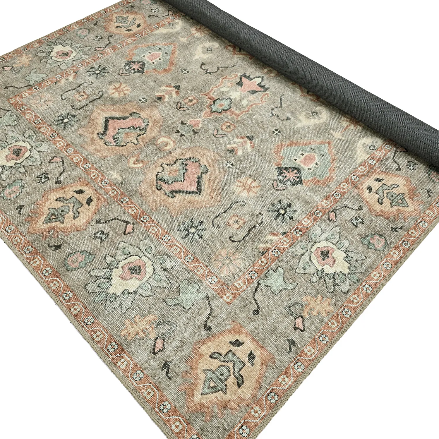 Tapete de tecelagem plana - Amena (azul)