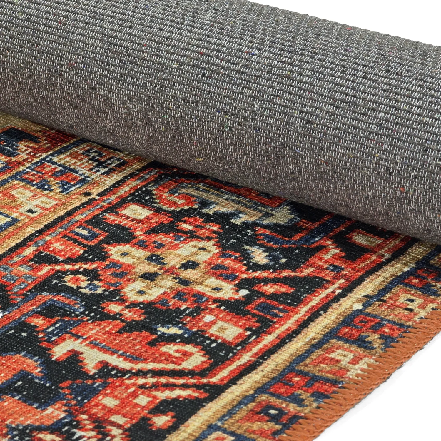 Tapete de tecelagem plana - Anzali (vermelho)