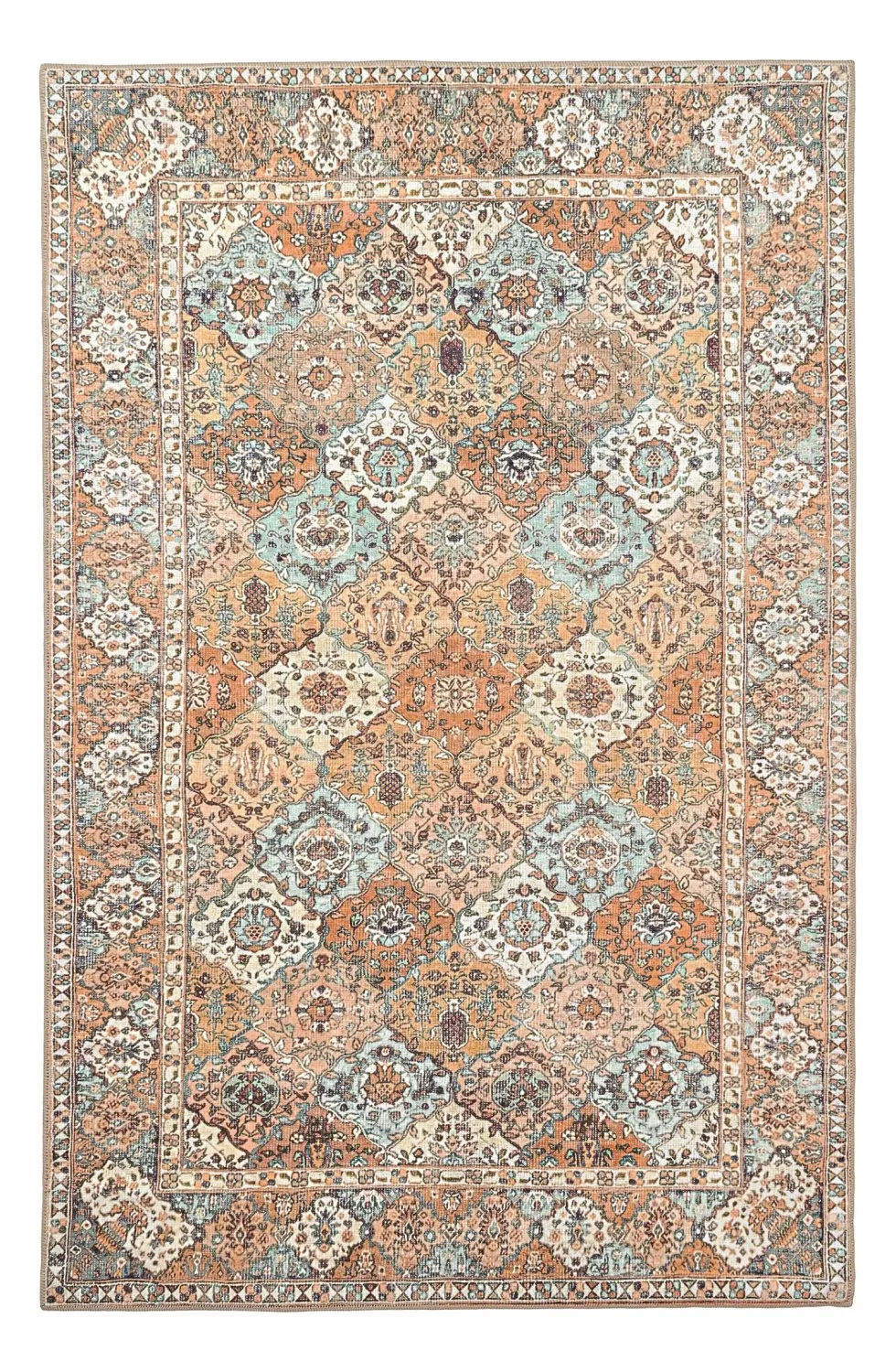 Tapete de tecelagem plana - Berelina (bege/multi)