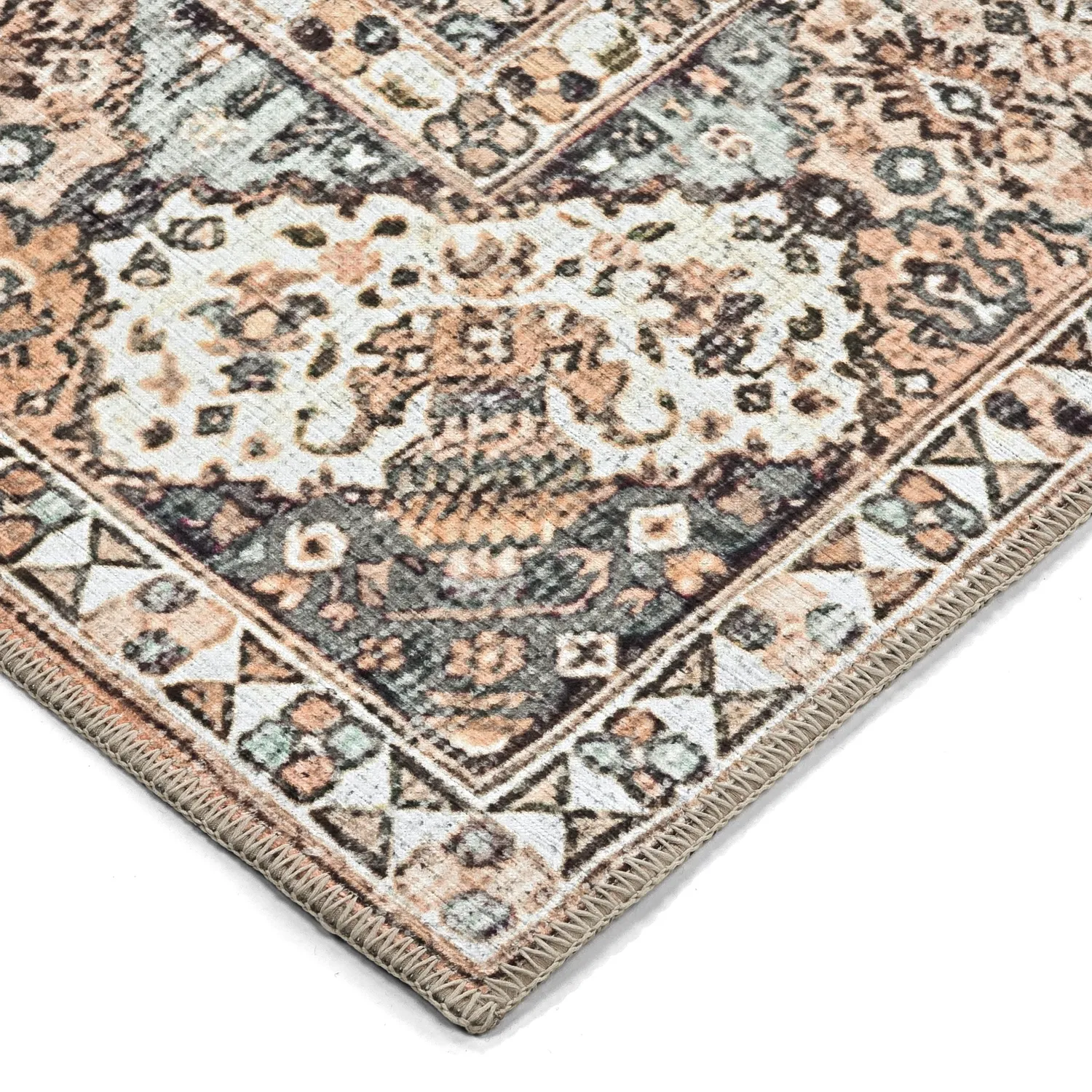 Tapete de tecelagem plana - Berelina (bege/multi)