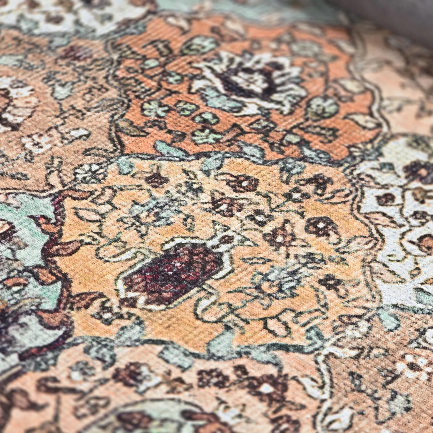 Tapete de tecelagem plana - Berelina (bege/multi)