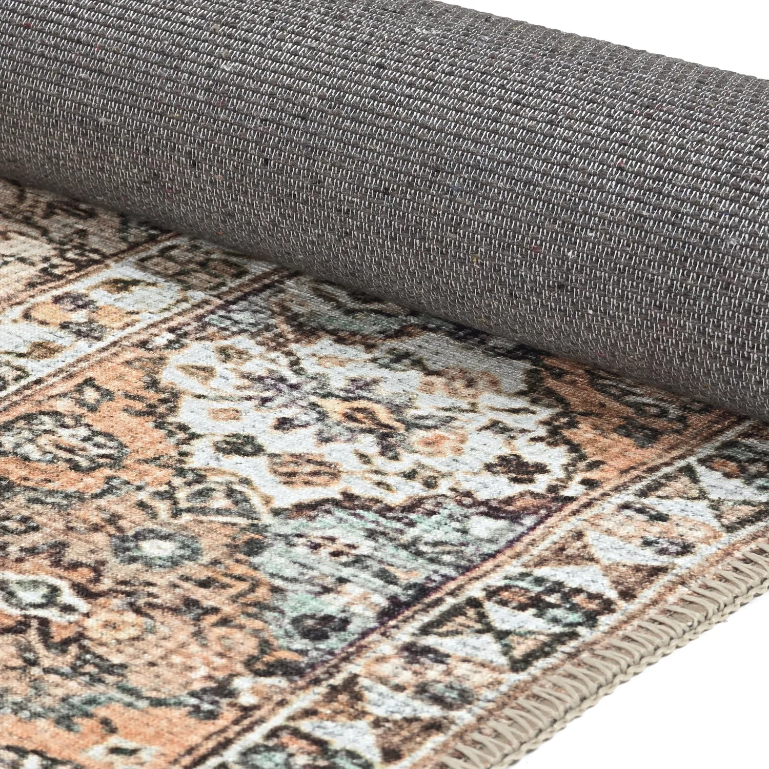 Tapete de tecelagem plana - Berelina (bege/multi)