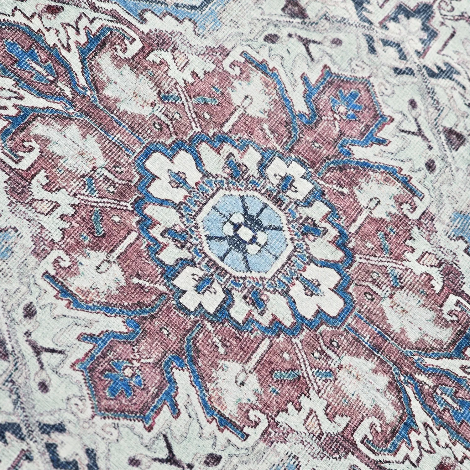 Tapete de tecelagem plana - Birjand (azul)