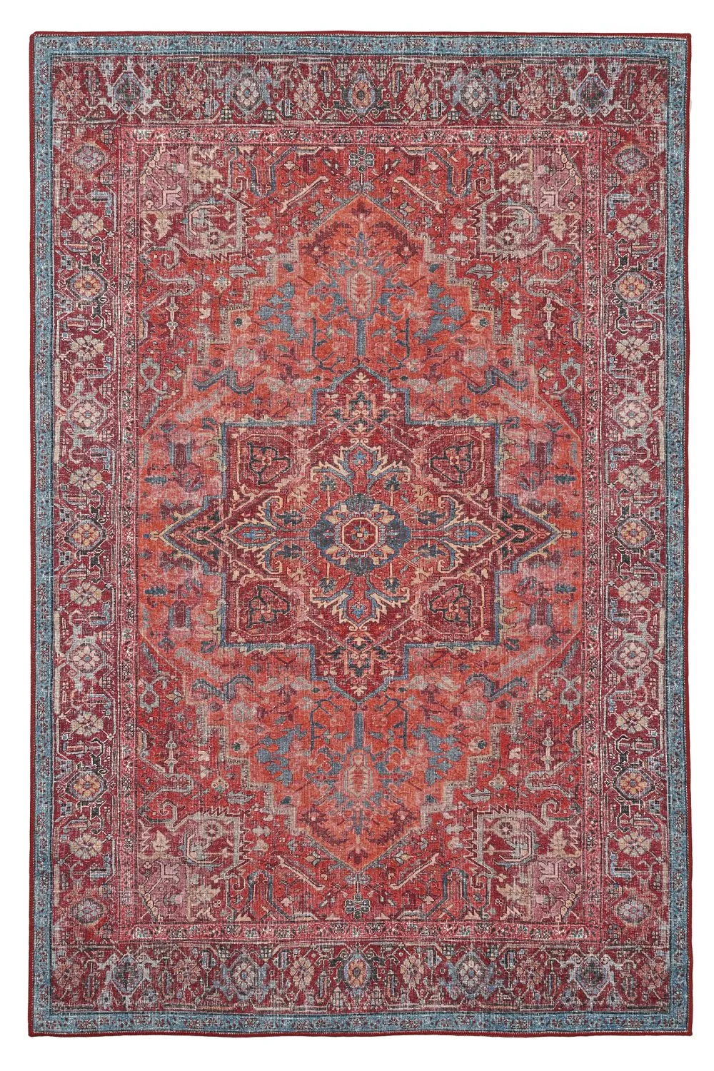 Tapete de tecelagem plana - Birjand (vermelho)