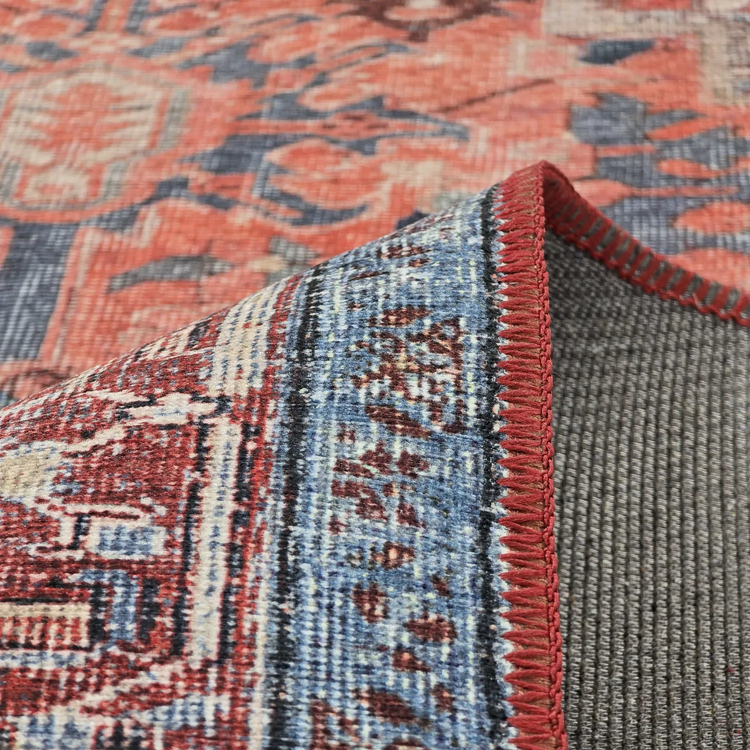 Tapete de tecelagem plana - Birjand (vermelho)