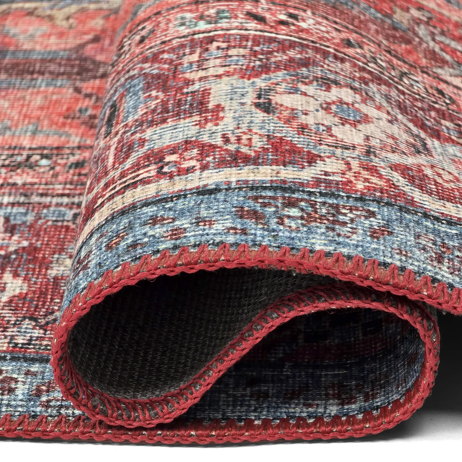 Tapete de tecelagem plana - Birjand (vermelho)