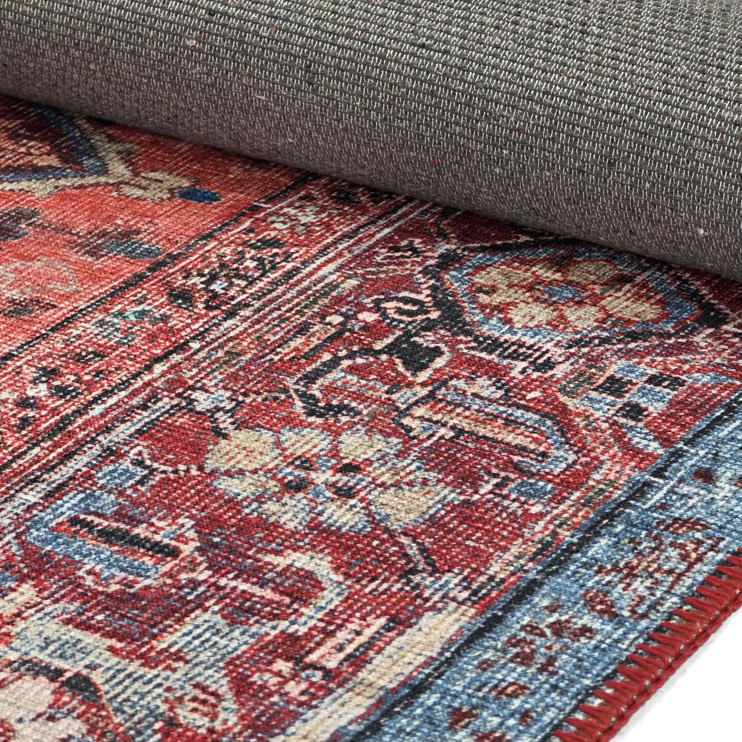 Tapete de tecelagem plana - Birjand (vermelho)