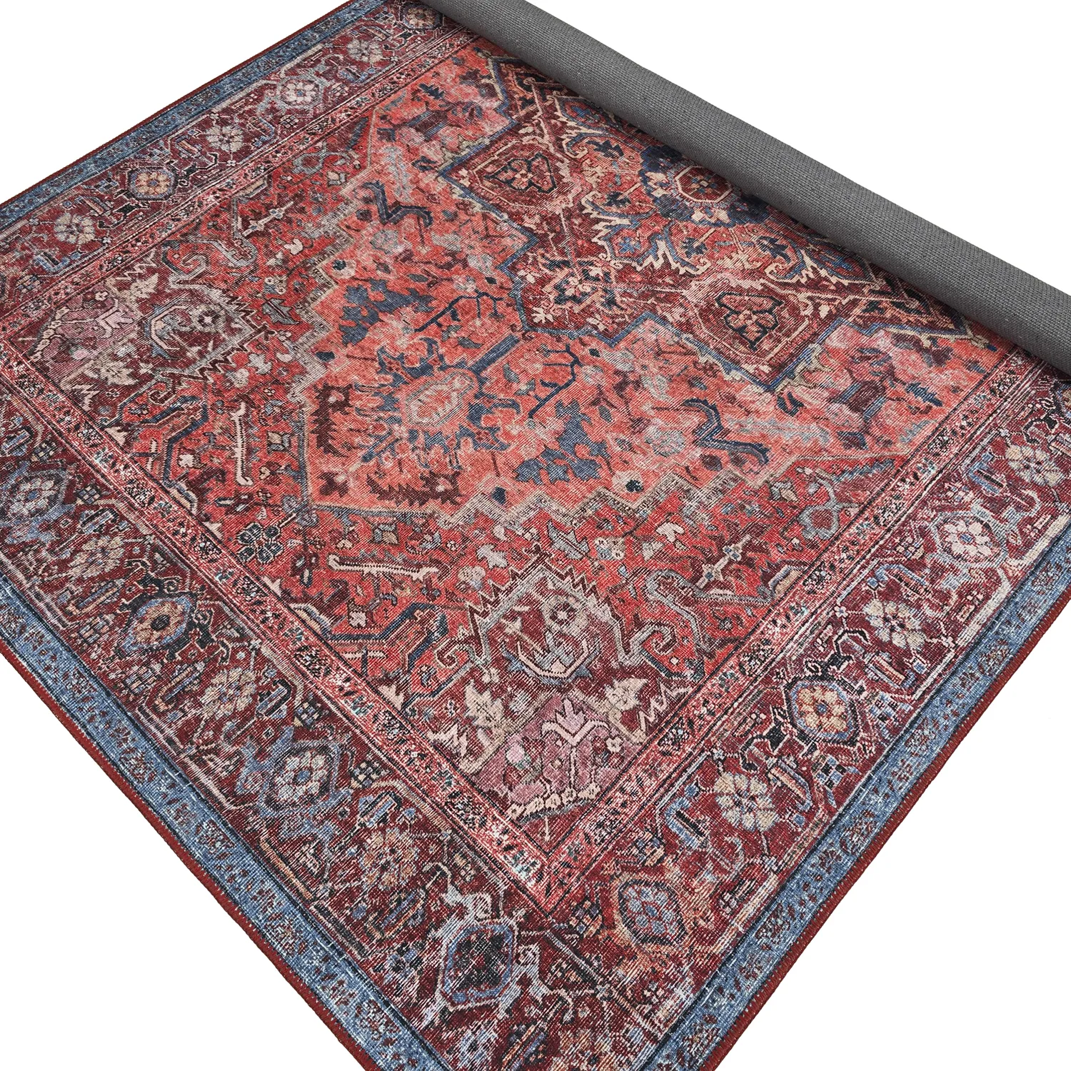 Tapete de tecelagem plana - Birjand (vermelho)