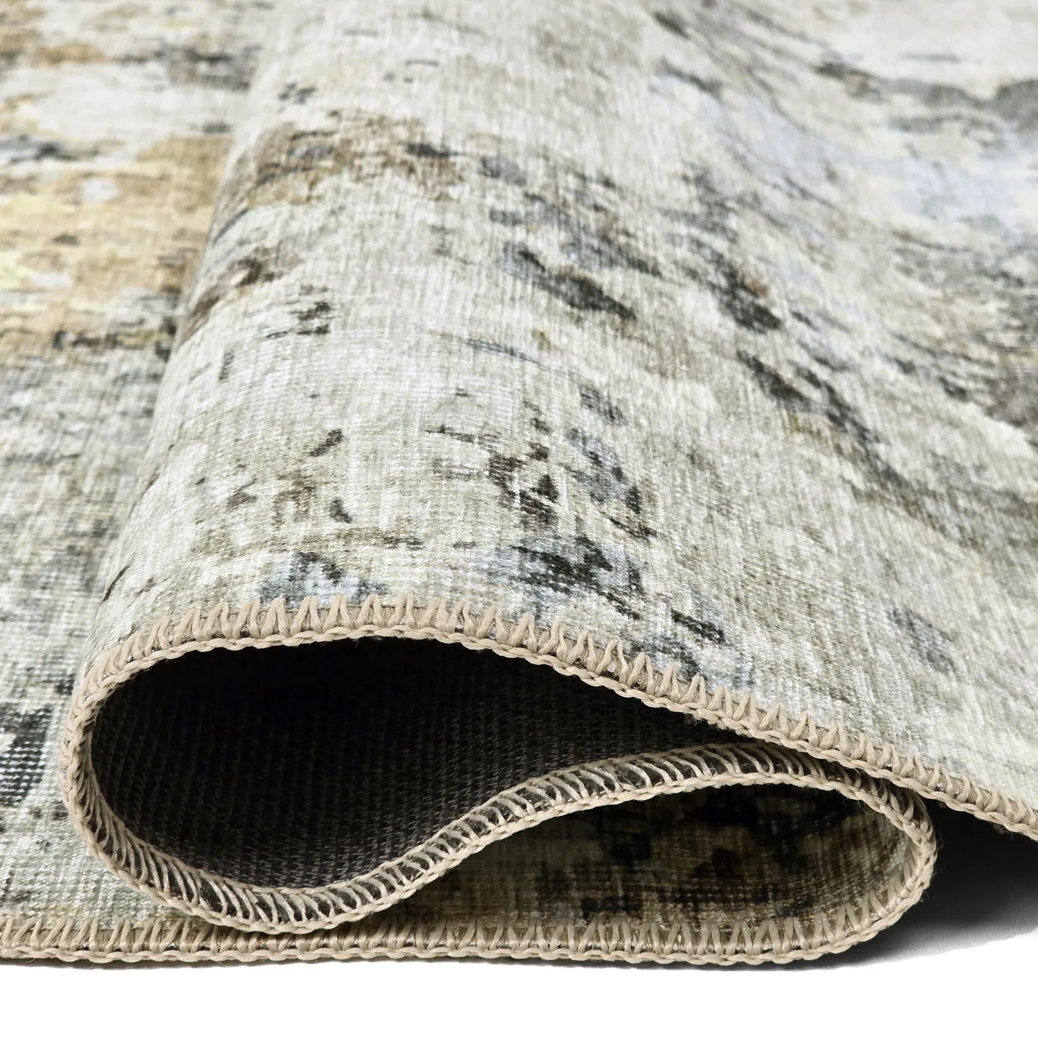 Tapete de tecelagem plana - Comino (bege/multi)