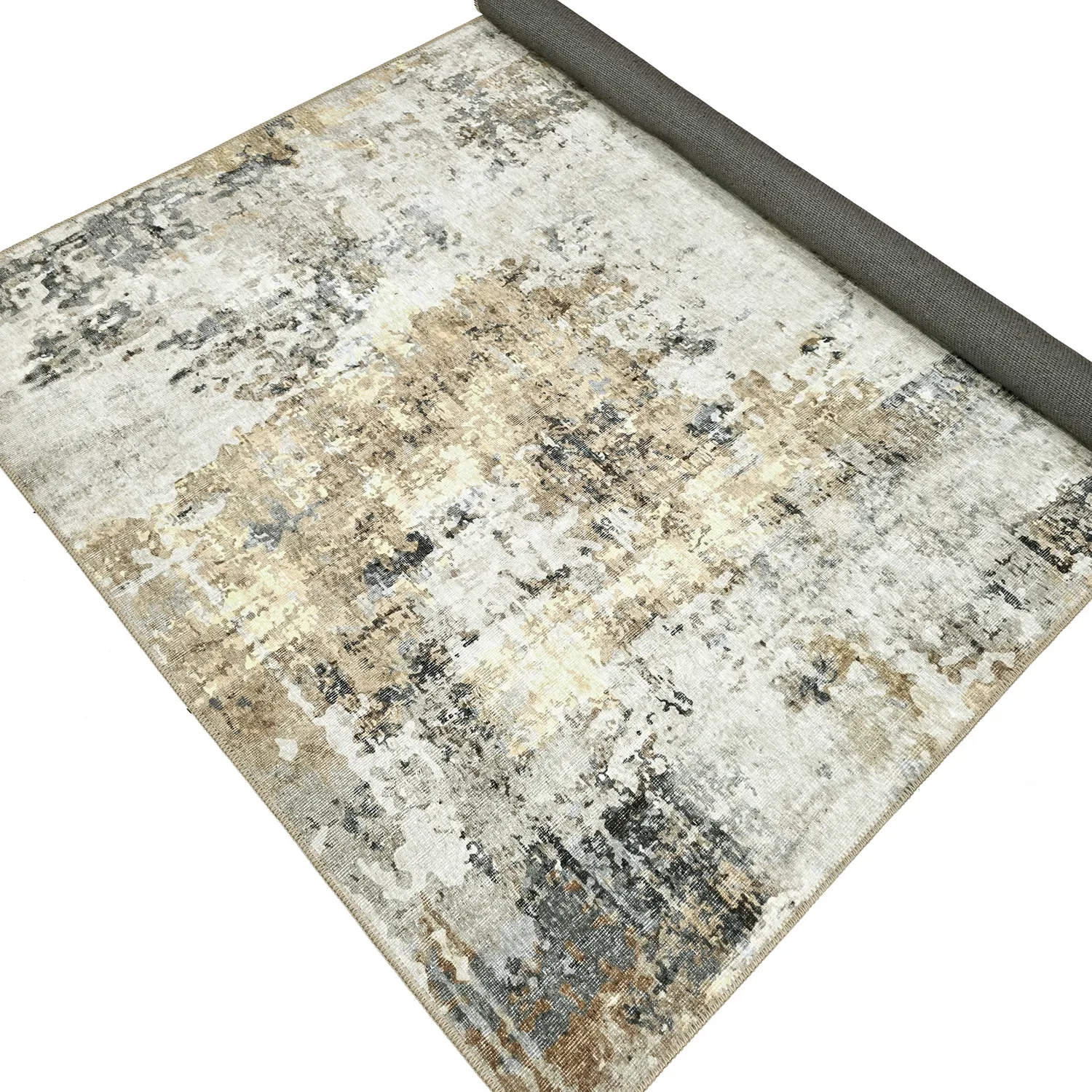 Tapete de tecelagem plana - Comino (bege/multi)