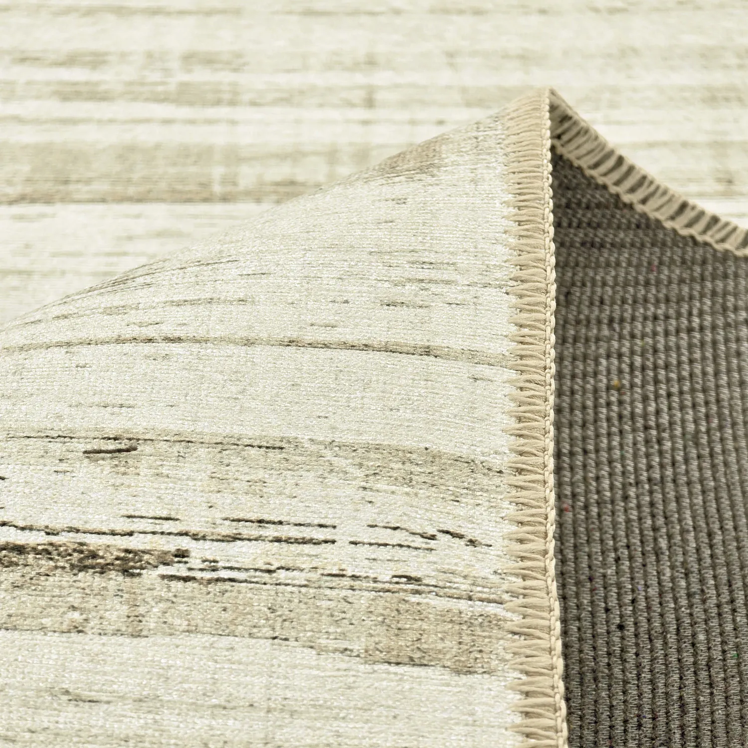 Tapete de tecelagem plana - Delara (bege)