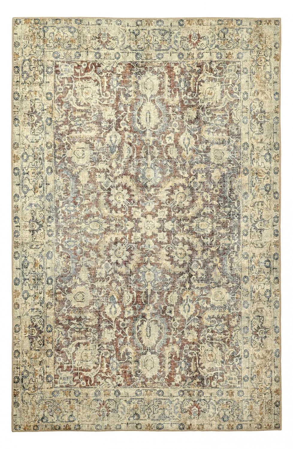 Tapete de tecelagem plana - Delvar (bege)