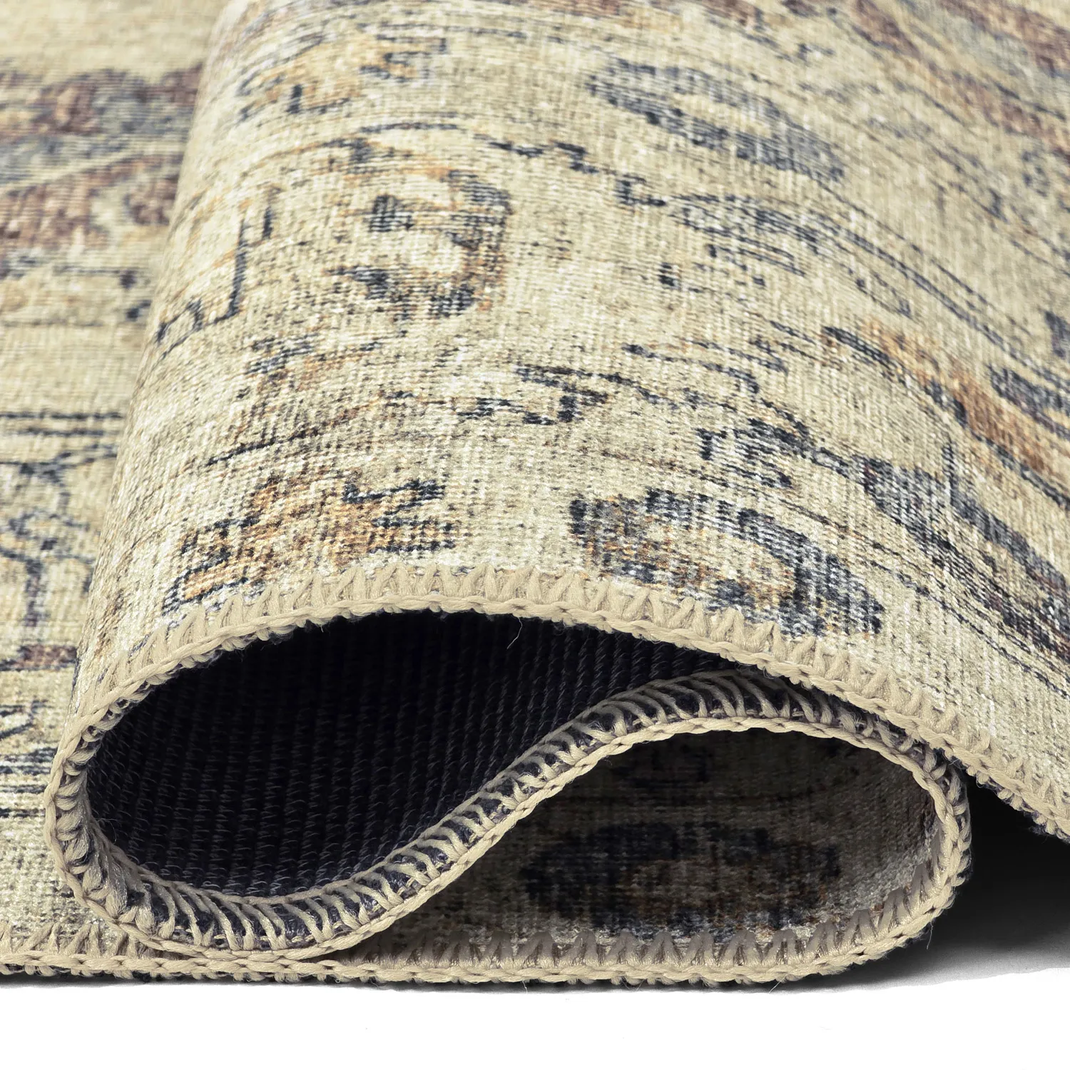 Tapete de tecelagem plana - Delvar (bege)