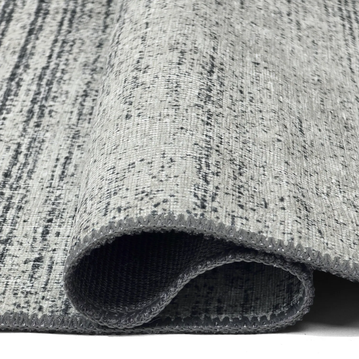 Tapete de tecelagem plana - Elarion (cinza)