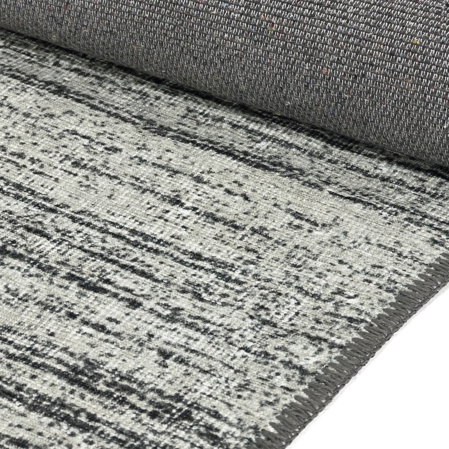 Tapete de tecelagem plana - Elarion (cinza)