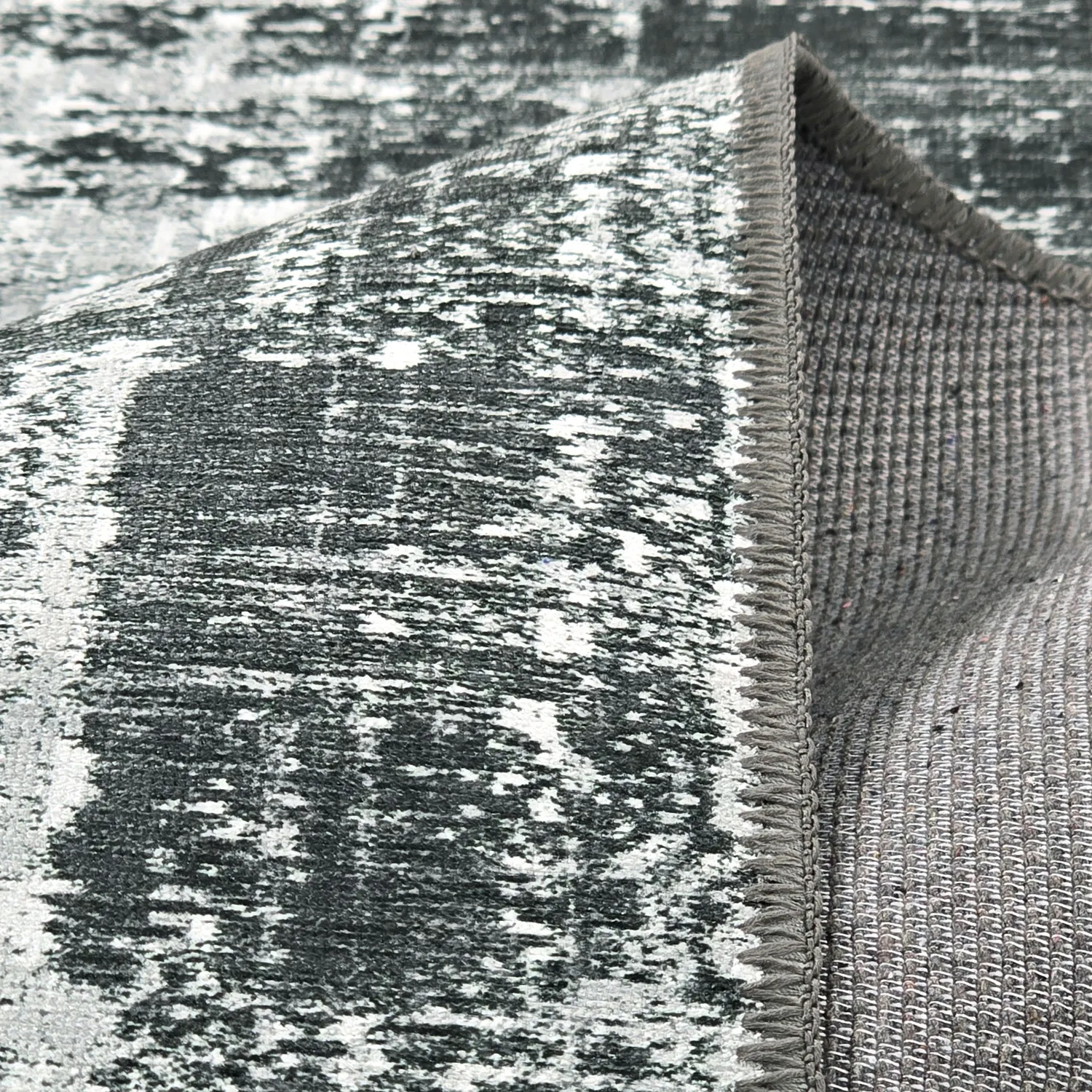 Tapete de tecelagem plana - Elira (preto)