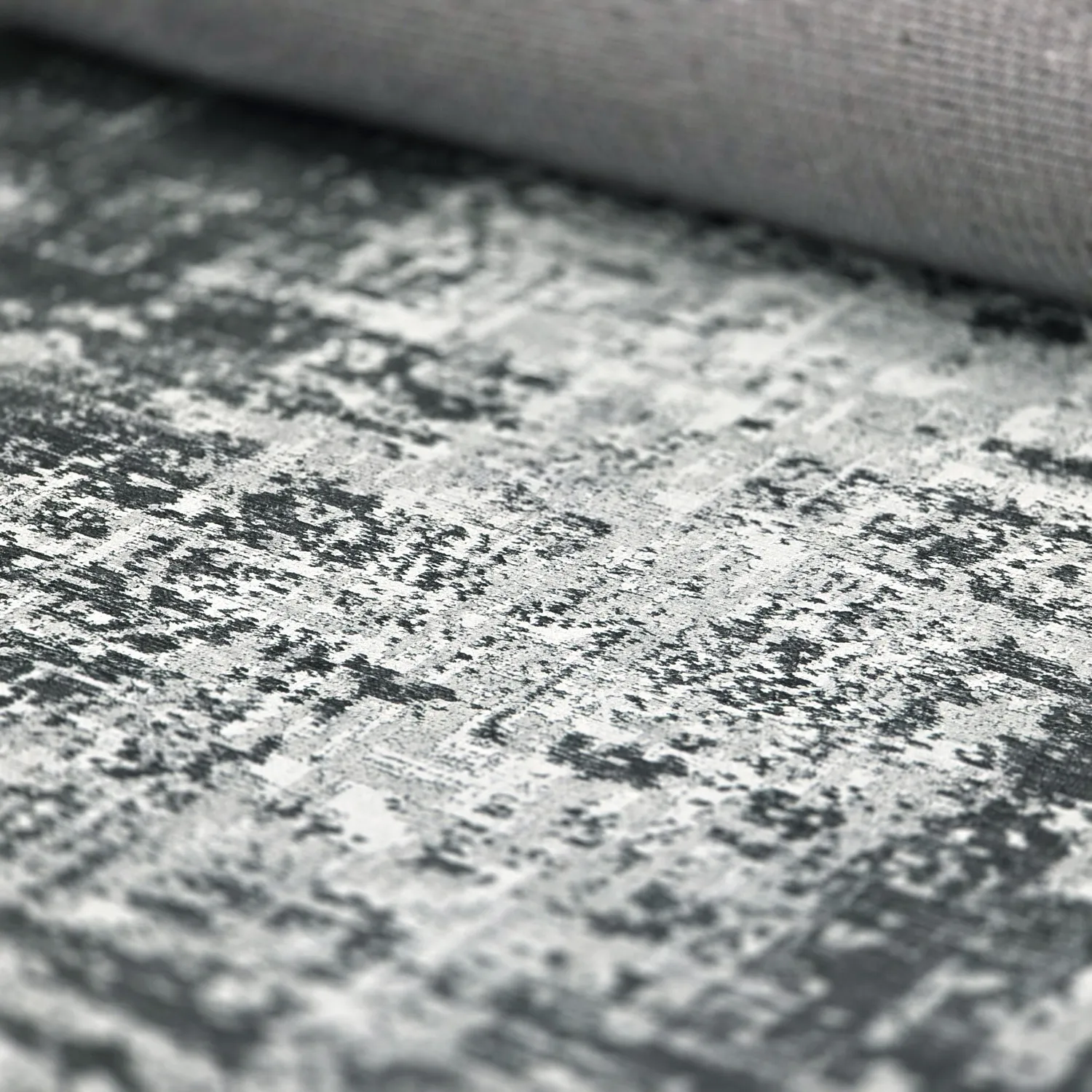 Tapete de tecelagem plana - Elira (preto)