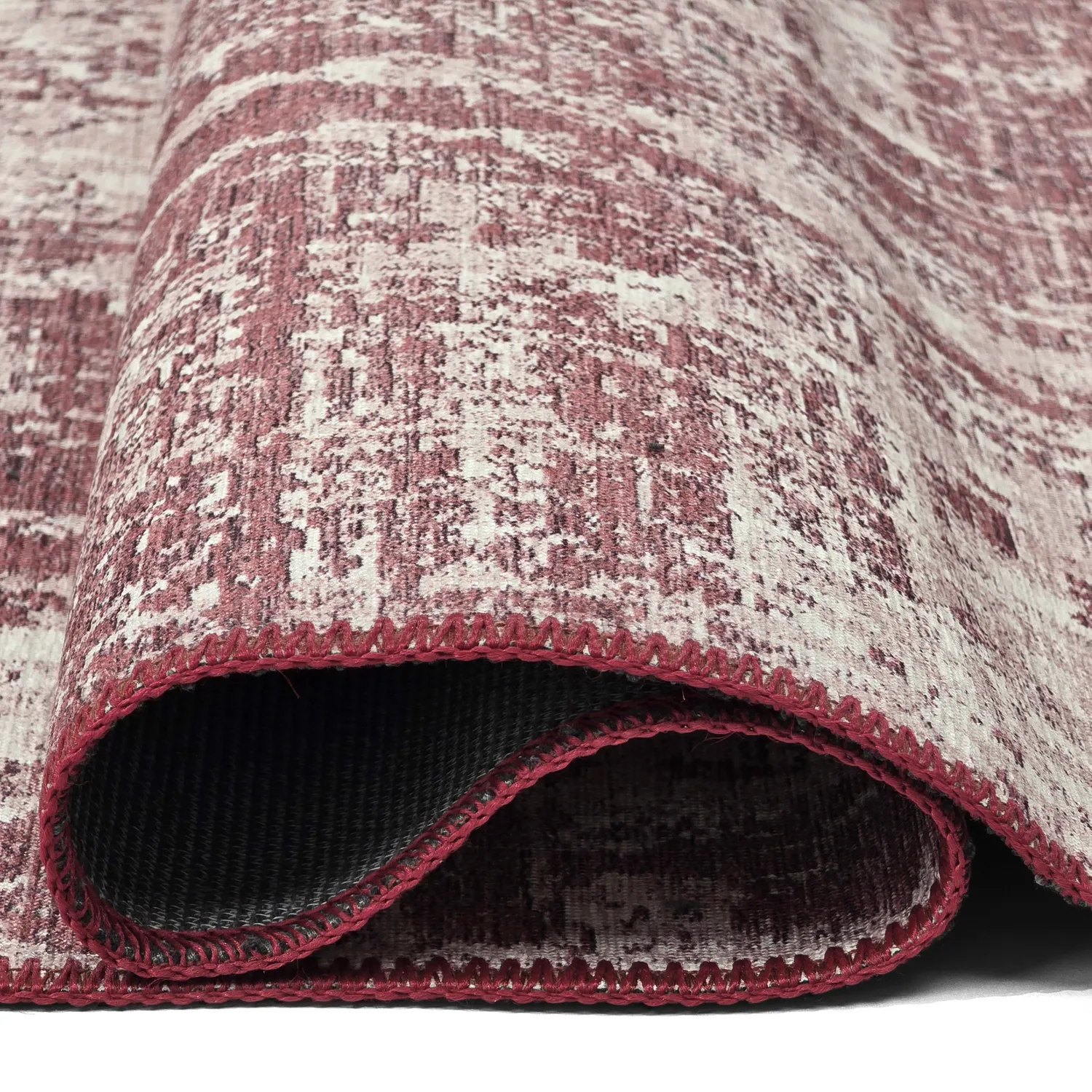 Tapete de tecelagem plana - Elira (vermelho)