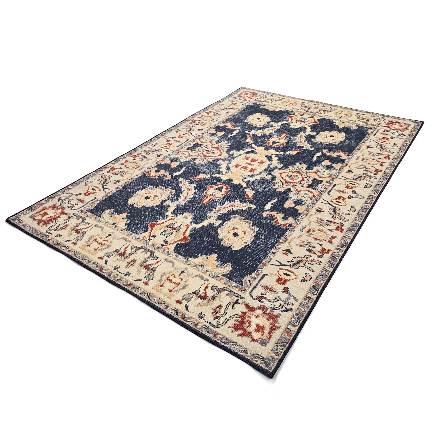 Tapete de tecelagem plana - Fadarin (azul)