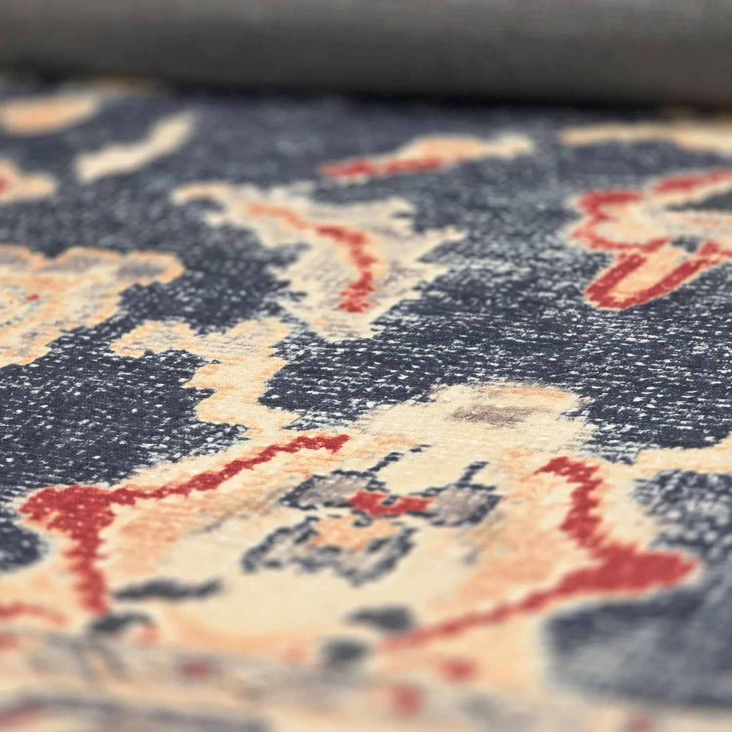 Tapete de tecelagem plana - Fadarin (azul)