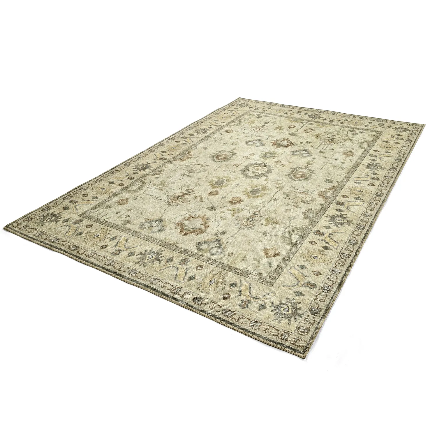 Tapete de tecelagem plana - Linaar (creme)