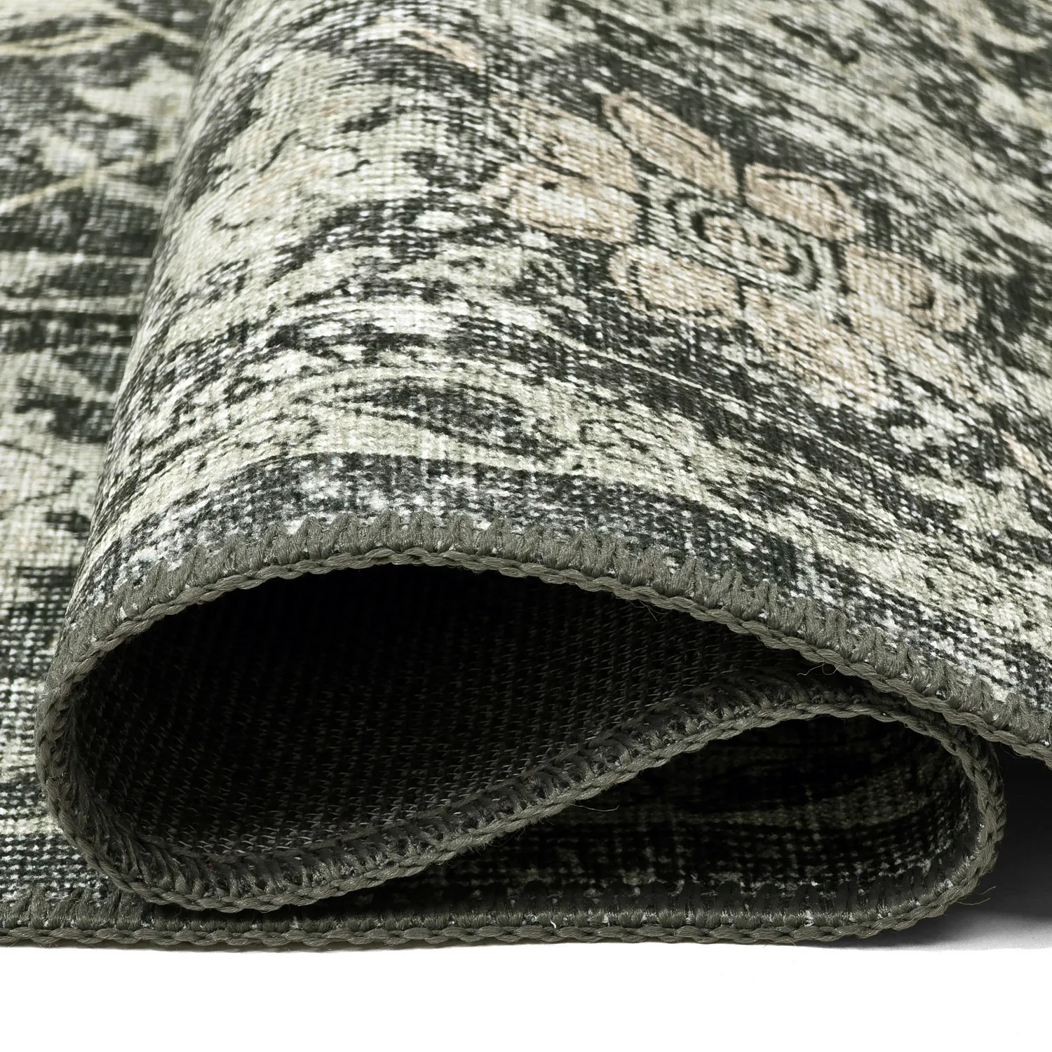 Tapete de tecelagem plana - Meralis (preto)