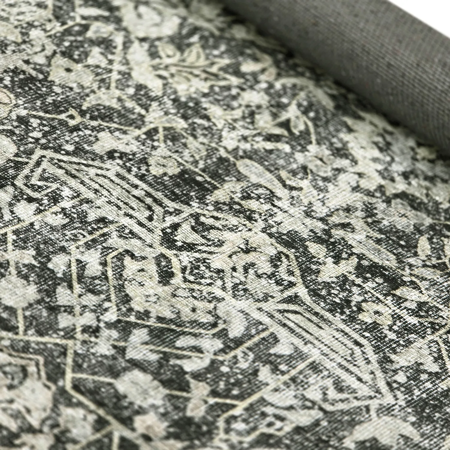 Tapete de tecelagem plana - Meralis (preto)