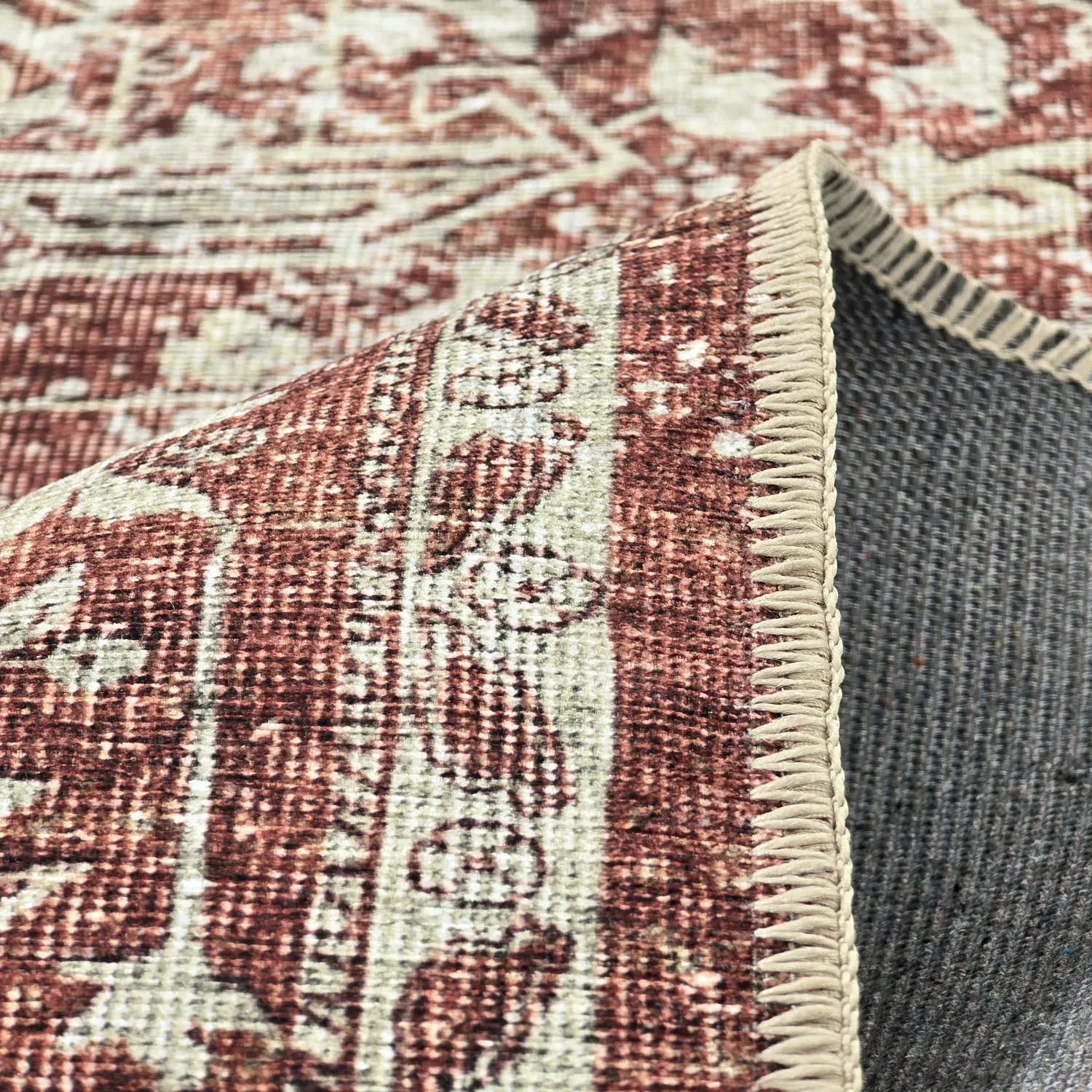 Tapete de tecelagem plana - Meralis (vermelho)