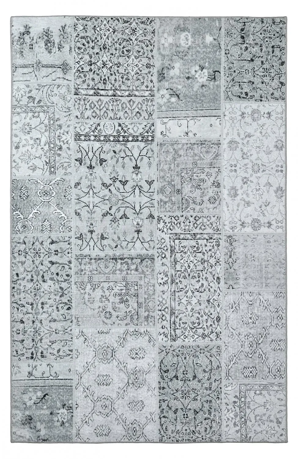 Tapete de tecelagem plana - Myrina (cinza)