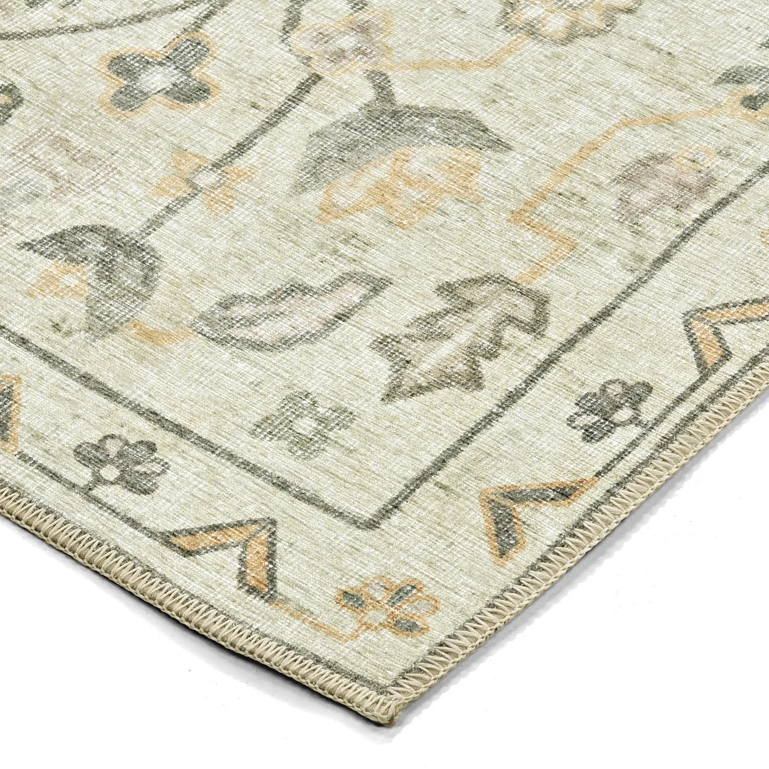 Tapete de tecelagem plana - Nahla (creme)