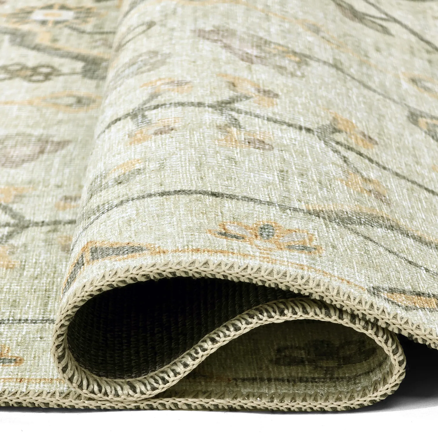 Tapete de tecelagem plana - Nahla (creme)