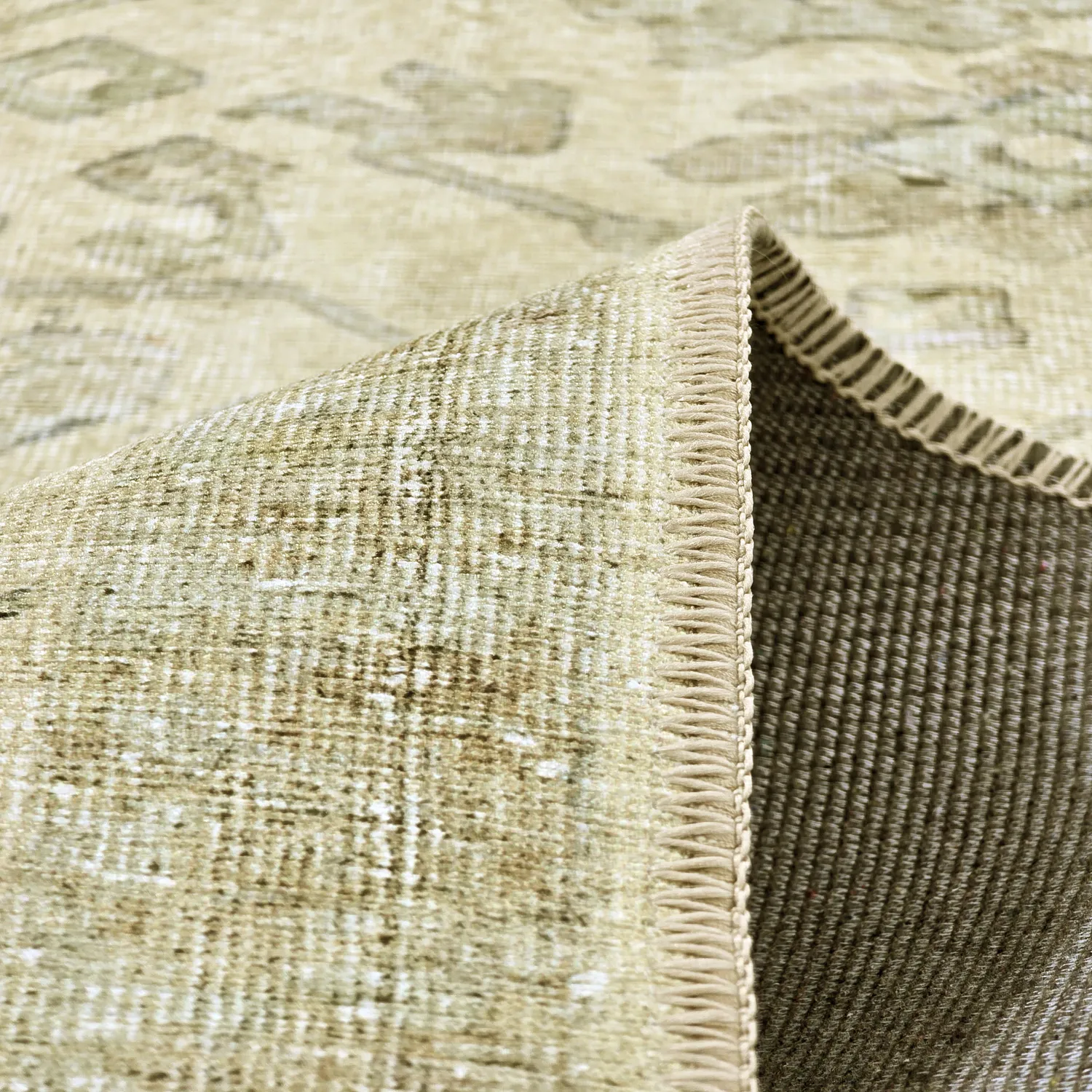 Tapete de tecelagem plana - Noura (bege)