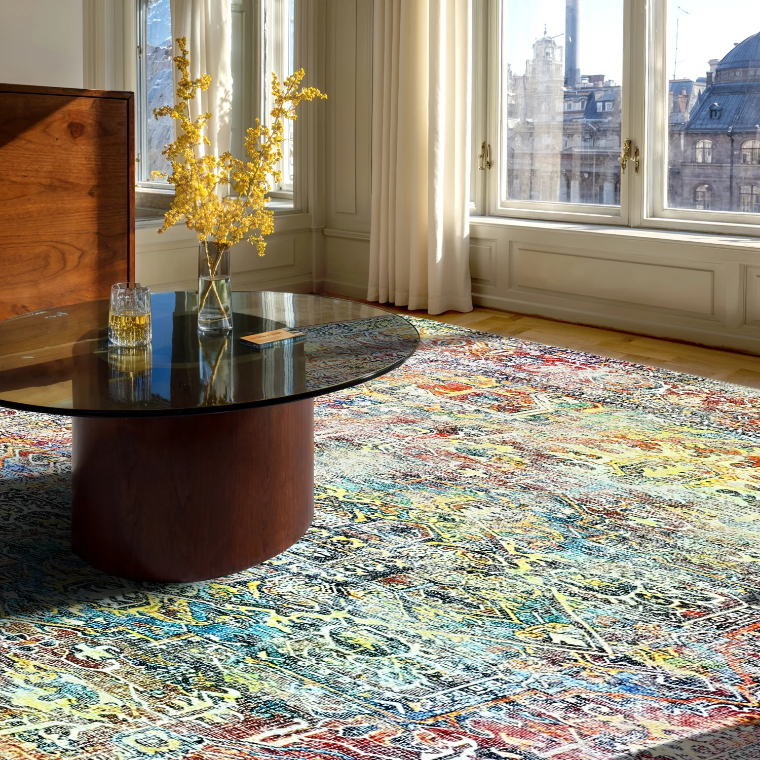 Tapete de tecelagem plana - Oriental Rainbow (multi)