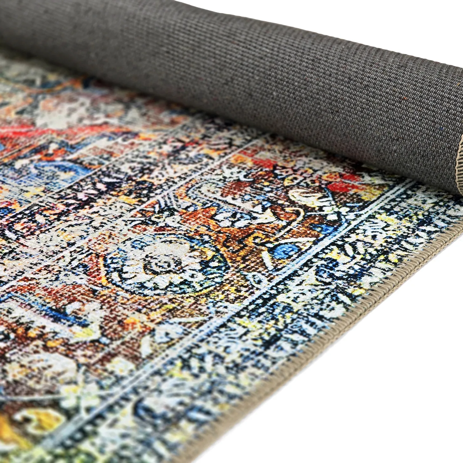 Tapete de tecelagem plana - Oriental Rainbow (multi)