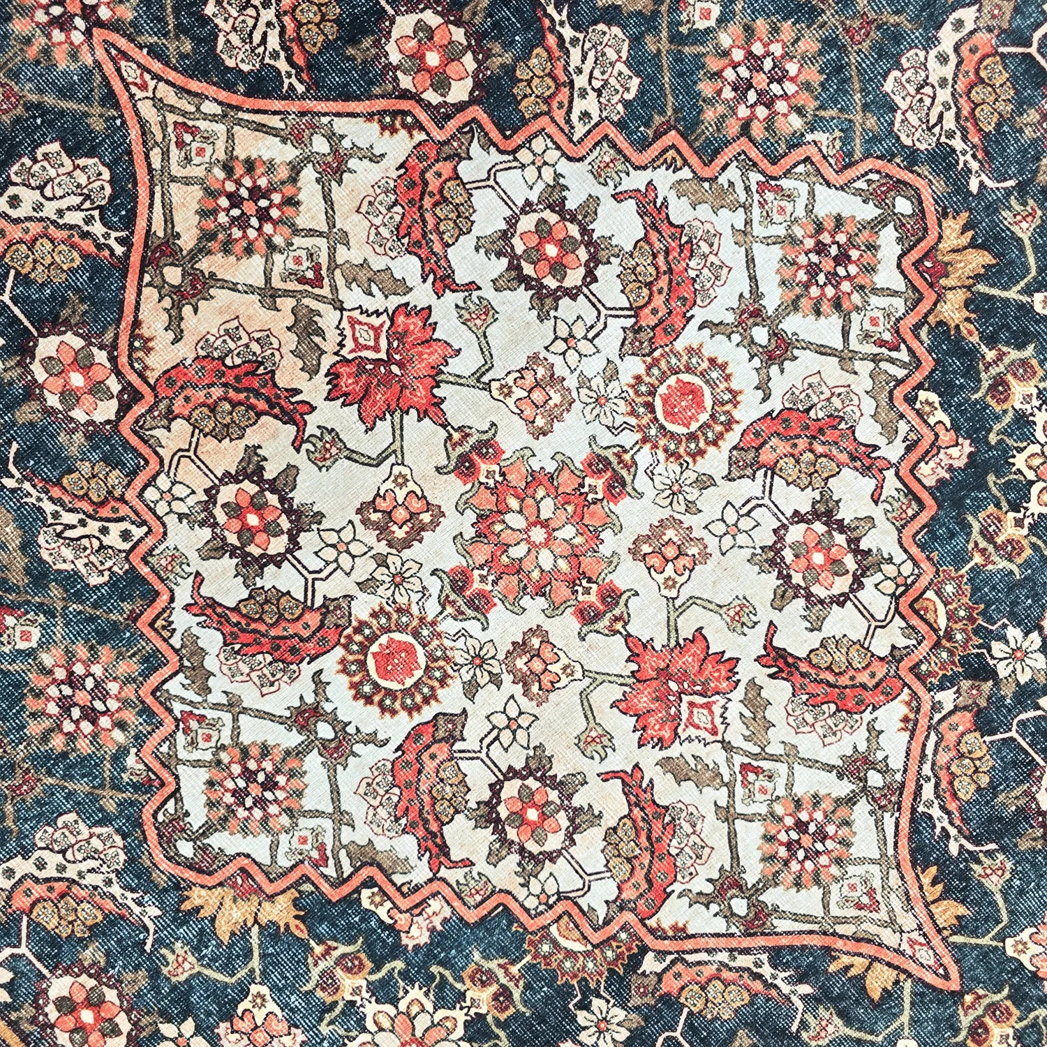 Tapete de tecelagem plana - Samaria (vermelho)