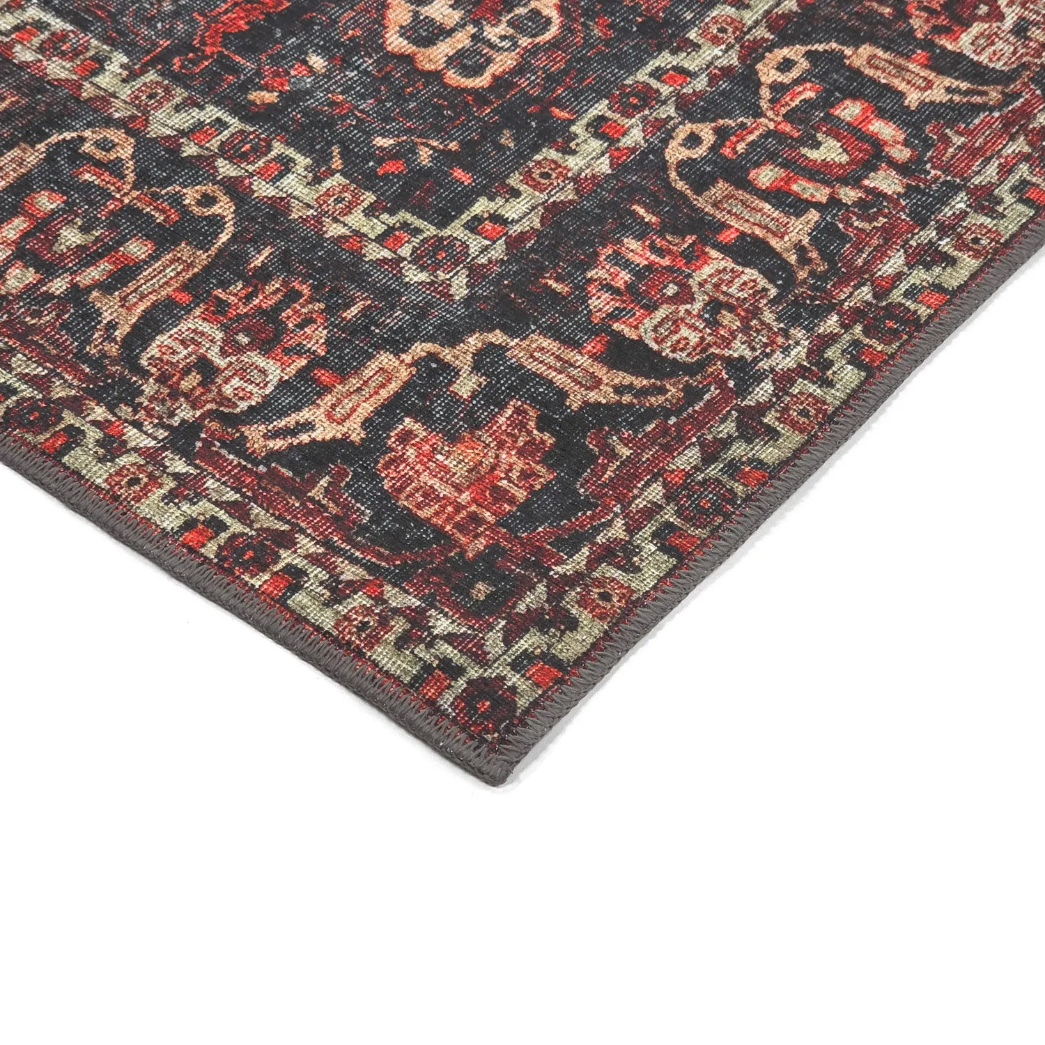 Tapete de tecelagem plana - Velamir (vermelho)